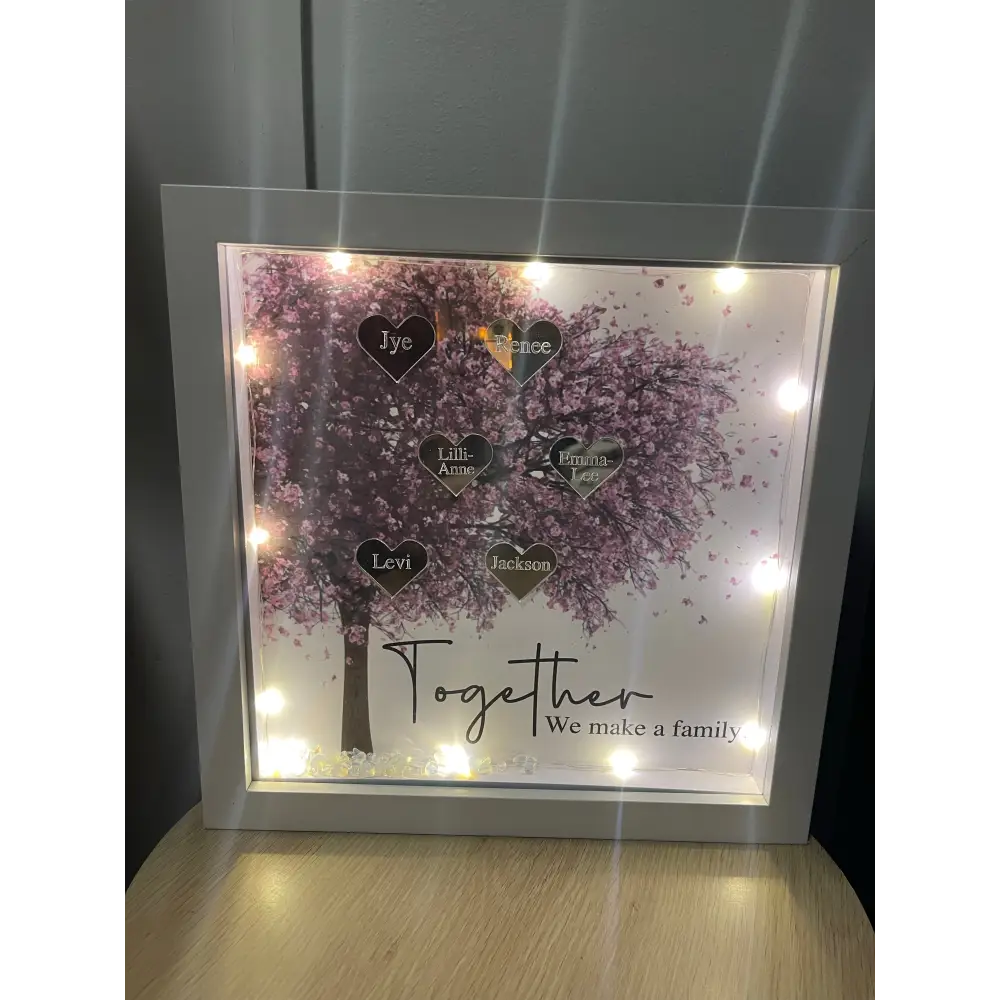 Together we are family shadow box - All Products