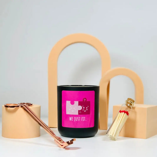 We just fit- scented candle - Valentines Day