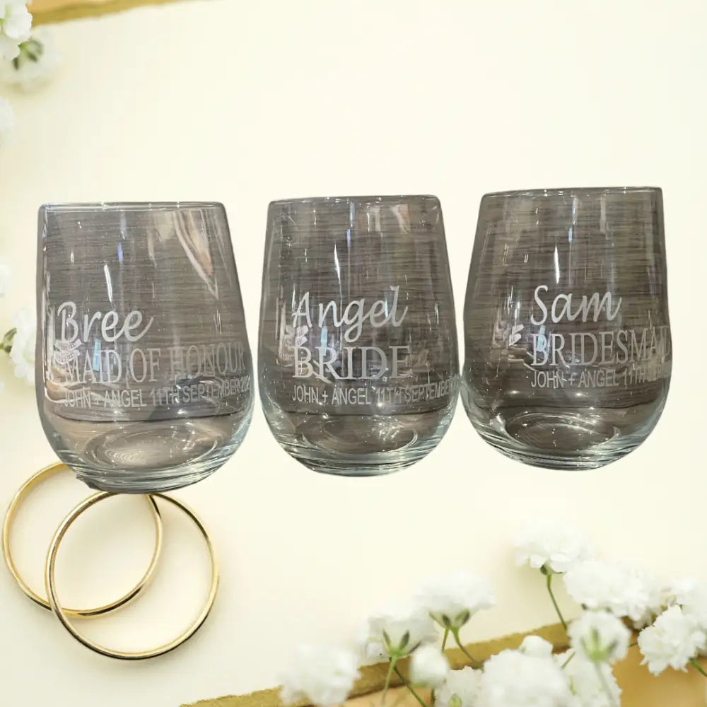 Wedding party Glasses - gold - Wedding