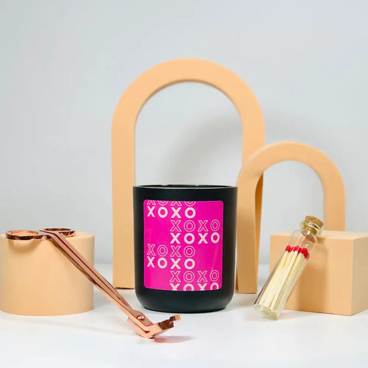 XOXO - scented candle - Valentines Day