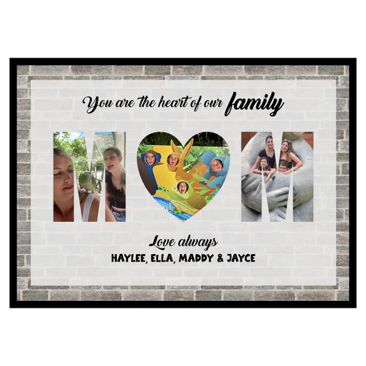 You are the heart of our family Mother’s Day print - Digital file - Mother’s day